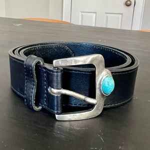 Sandro Turquoise Embellished Belt